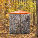 Blaze Orange Ground Blind Cap and Cover Panels