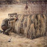 TIDEWE Hunting Blind Panel with Carrying Bag, 3-4 Person Pop-up Waterfowl Blinds, Resilient Field Duck Hunting Tent（Next Evos）
