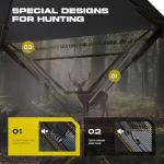 2-Person Portable 360° See-Through Hunting Blind