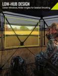 TIDEWE 360° See-Through Hunting Blind for 3-4 People