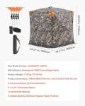 VEVOR Portable Camouflage Hunting Blind Tent