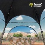 Hunting Blind Ground Portable, 30% More Huge Interior 4-Person 300D Polyester Durable Hunting Blinds Tent Pop Up for Deer & Turkey Hunting with Carrying Bag 84"x74"x78"H (Camouflage)