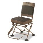 Guide Gear Huntrite 360 Swivel Hunting Blind Chair, 300 Pound Capacity, Folding, Lightweight, Portable, Padded Cushion Hunting Seat, Hunt Gear and Equipment, Black