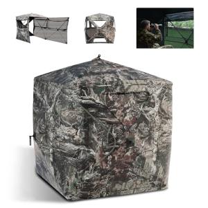 FLISSA Portable Camouflage Hunting Blind for 2-3 People