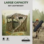 270-Degree See-Through Hunting Blind for 2-3 People