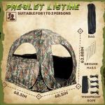 Lenotos Lightweight 270° See-Through Hunting Blind