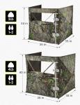 TIDEWE 3-Panel Turkey Hunting Blind with Carry Bag