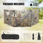 WTVIDAS Portable Three-Panel Hunting Blind