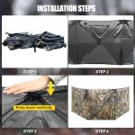 WTVIDAS Portable Three-Panel Hunting Blind