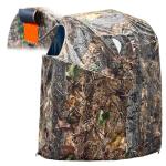 WTVIDAS Hunting Blinds with Chair, Pop Up Ground Blinds Portable 1-Person Hunting Tent for Deer & Turkey Hunting