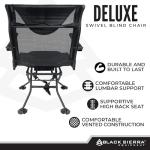 Deluxe Swivel Blind Chair for Stealth Hunting