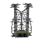 XOP Air Raid Evolution - Cast Aluminum Hang On Tree Stand for Hunting - Deluxe Deer Stand, Platform Dimensions - 21.5" X 31"