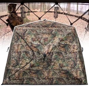 ShedOFF 4-Person Wide Bottom Hunting Blind & Chair