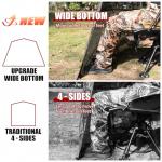 ShedOFF 4-Person Wide Bottom Hunting Blind & Chair