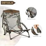 Lightweight Low Camping Chair for Hunting and Travel