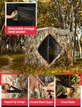 PHYSKE 360/270° See-Through Portable Hunting Blind
