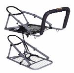 OL'MAN TREESTANDS Multi-Vision Climbing Stand, Steel Construction with 21" Wide Net Seat, Gray, One Size (COM-04)