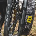 Hawk Mega Combat Hang On Tree Stand, Deer Stand with 24 x 30" Saddle Hunting Platform, Memory Foam Seat, & Safety Harness System