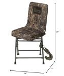 Banded Tall Swivel Blind Chair - Realtree Max-7