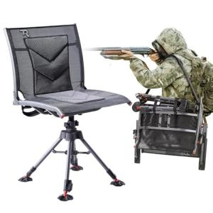 360-Degree Swivel Hunting Chair with Adjustable Height