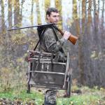 360-Degree Swivel Hunting Chair with Adjustable Height