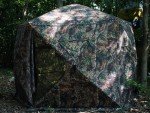 Extra Large Hunting Blind 4 Person with Portable Hunting Chair, 288 Degree See Through Pop up Ground Blinds for Deer Turkey Duck Hunting, Bow Hunting Adjust Windows with Silent Zipper