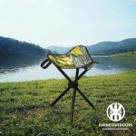 KNINE OUTDOORS Hunting Blind with Hunting Chair, Deer Blind, 2-3 Person Pop Up Ground Blinds for Deer Hunting 270 Degree, Portable Resilient Hunting Tent for Deer & Turkey Hunting