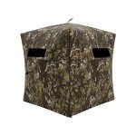 Barronett Blinds® Ace 250, Portable Hunting Blind, Large Pop-Up Hub Blind, Panoramic Shooting Windows, Lightweight, Crater™ Harvest, 67” x 75” x 75”, AC250CH