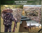 Vibemo Hunting Blind 270° See Through Ground Blind, 2-3 Person Pop-up Portable Deer Blind with Carring Bag，D Shaped and Full Open Door, Camouflage Hunting Tent for Deer & Turkey Hunting