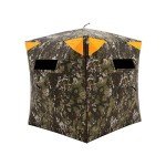 Barronett Blinds® Ace 250, Portable Hunting Blind, Large Pop-Up Hub Blind, Panoramic Shooting Windows, Lightweight, Crater™ Harvest, 67” x 75” x 75”, AC250CH