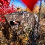Barronett Blinds® Ace 250, Portable Hunting Blind, Large Pop-Up Hub Blind, Panoramic Shooting Windows, Lightweight, Crater™ Harvest, 67” x 75” x 75”, AC250CH