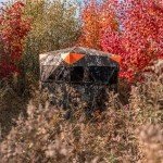 Barronett Blinds® Ace 250, Portable Hunting Blind, Large Pop-Up Hub Blind, Panoramic Shooting Windows, Lightweight, Crater™ Harvest, 67” x 75” x 75”, AC250CH