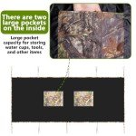 Shupakul Hunting Tree Stand Blinds- 102" x 35" Treestand Camo Blind Cover- Hunting Camouflage Ground Blinds with Zipper for Hunting Deer, Turkey (Frames Not Included)