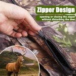Shupakul Hunting Tree Stand Blinds- 102" x 35" Treestand Camo Blind Cover- Hunting Camouflage Ground Blinds with Zipper for Hunting Deer, Turkey (Frames Not Included)
