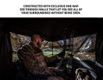 Primos Hunting Blind Double Bull SurroundView MAX, Full 180° One-Way See-Through View with Built-in Sun Visor in Truth Camo