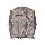 VENATIC 6' Tripod Hunting Tower Blind, 2-Man Stand Elevated with 4' x 4' Platform for Deer Hunting, Antelope and Elk