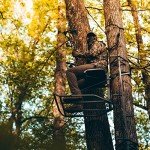 Rivers Edge® Big Foot™ Rogue XL Lever-Action Hang-On Treestand, Flip-Up TearTuff™ Mesh Seat, 24” x 37” Large Platform, Footrest, RE562