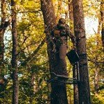 Rivers Edge® Big Foot™ Rogue XL Lever-Action Hang-On Treestand, Flip-Up TearTuff™ Mesh Seat, 24” x 37” Large Platform, Footrest, RE562