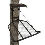 Big Game Captain XC Hang-On Treestand, Lightweight Steel Construction with 14 x 8 in. Flip-Back Flex-Tek Seat, 300 lbs Weight Rating,