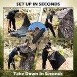Your Choice Hunting Blind See Through 270 Degree, 2-3 Person Pop Up Deer Blind Ground Blind Turkey Blind, Portable Pop Up Hunting Tent, Hunting Gear (Dark Camouflage)