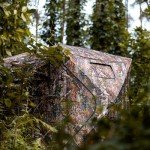 Your Choice Hunting Blind See Through 270 Degree, 2-3 Person Pop Up Deer Blind Ground Blind Turkey Blind, Portable Pop Up Hunting Tent, Hunting Gear (Dark Camouflage)