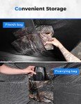 KEMIMOTO Hunting Blind Ground for 2-3 Person See Through Blinds for Deer Hunting 270 Degree Pop Up Portable Camo Tent for Turkey Hunting