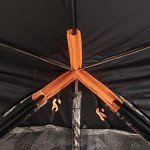 VEIL CAMO VC180 3-Person Hub Blind with Panoramic Windows – Ground Blind for Deer & Turkey Hunting, 180-Degree Panoramic Window, Water Resistant, Durable & Heavy-Duty Design, Silent Closure Door