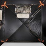 VEIL CAMO VC180 3-Person Hub Blind with Panoramic Windows – Ground Blind for Deer & Turkey Hunting, 180-Degree Panoramic Window, Water Resistant, Durable & Heavy-Duty Design, Silent Closure Door