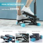 SPORTSOUL Compact Stepper Machine for Home Workouts