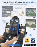 WELLFIT Magnetic Rowing Machine for Home Fitness