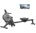 Dripex Magnetic Rowing Machine with Bluetooth Support