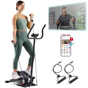 Sunny Health Smart Compact Elliptical Cross Trainer