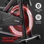 Yaheetech Indoor Exercise Bike with Adjustable Resistance
