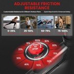 Yaheetech Indoor Exercise Bike with Adjustable Resistance